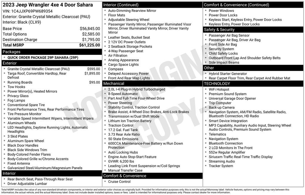 jeep wrangler 4xe 2023 1C4JJXP69PW689354 image jeep wrangler 4xe 2023 1C4JJXP69PW689354 image